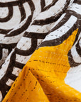 Making Waves Kantha Throw
