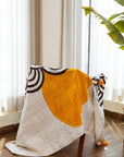 Making Waves Kantha Throw