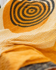 Spiral Linen Throw