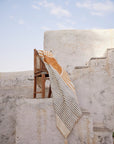 Rising Sun Linen Throw