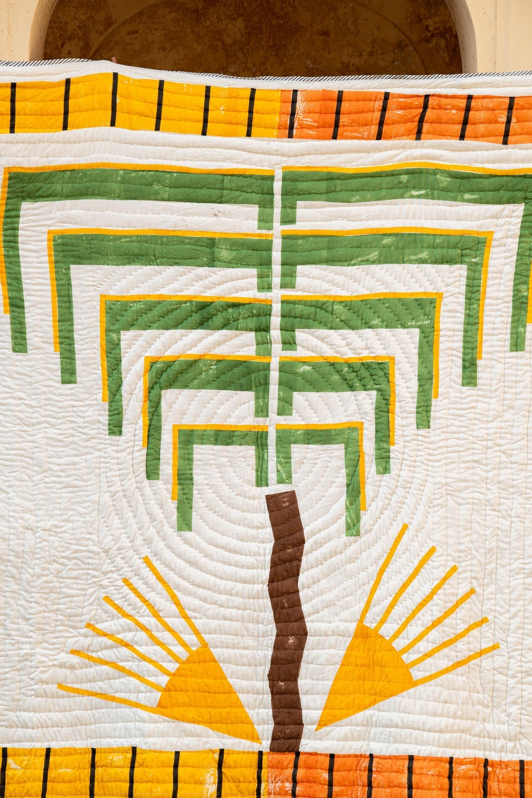 Tiger Quilt Reverse