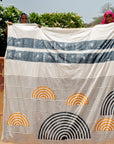 Spiral Sunset Duvet Reverse