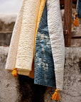 Spiral Linen Throw