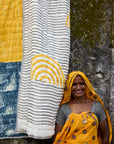 Spiral Sunset Quilt (Reverse)