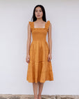 Alma Linen Midi Dress