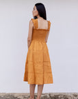 Alma Linen Midi Dress