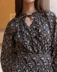 Hand-Printed Dree Maxi Dress (Lurex) - CQC LA - XS/S
