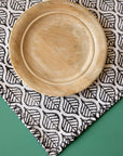 Leaf Motif Placemat Set - CQC LA - Set of 4 Placemats with Napkins