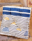 Spiral Sunset Floor Cushion Reverse