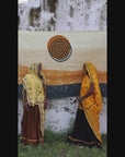 Spiral Kantha Throw