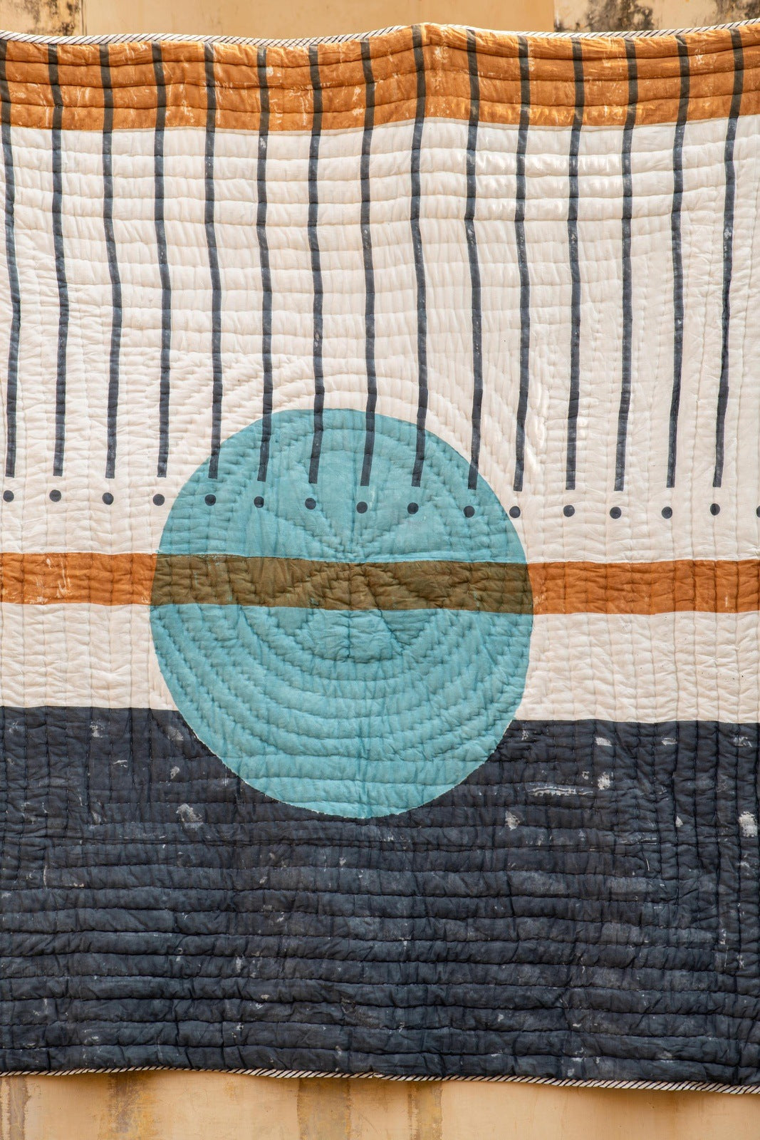 Midnight Moon Quilt Reverse