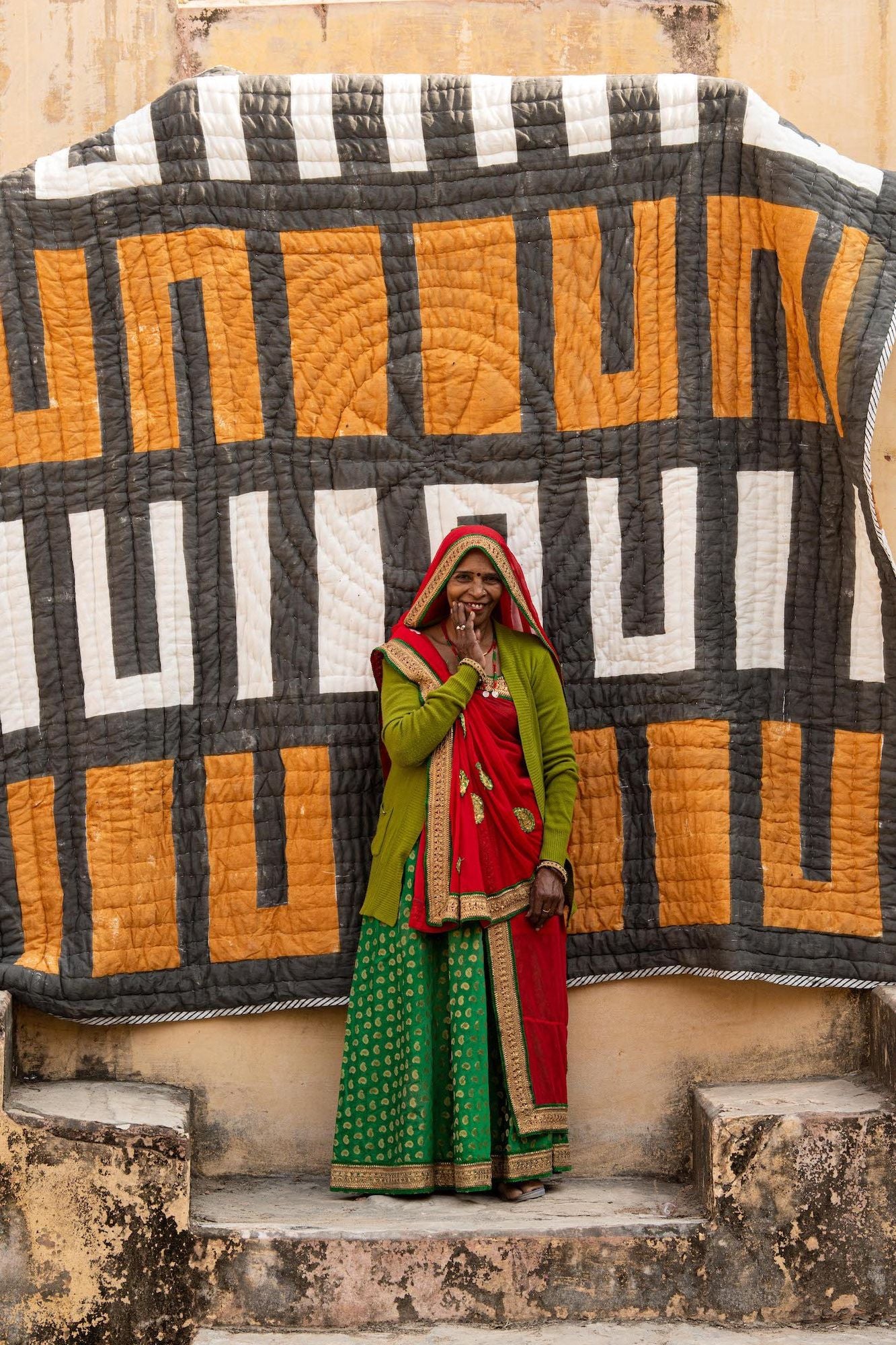 Midnight Moon Quilt Reverse