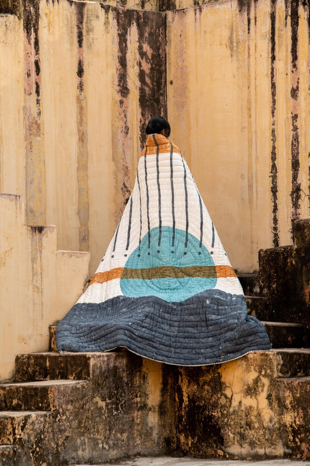 Midnight Moon Quilt Reverse