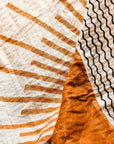 Rising Sun Linen Throw