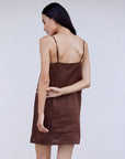 Suki Linen Mini Dress - CQC LA - XS/S