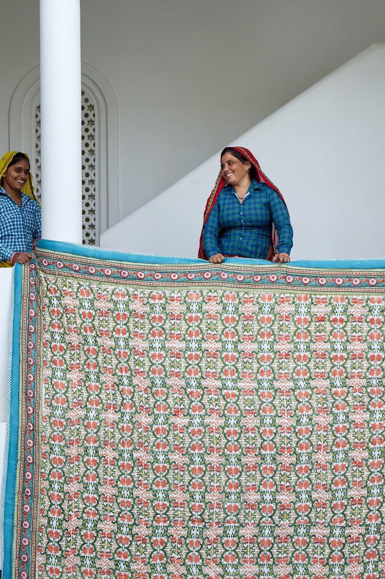 Topanga Quilt ArtisanCrafted Indian Quilt in King, Queen & Twin