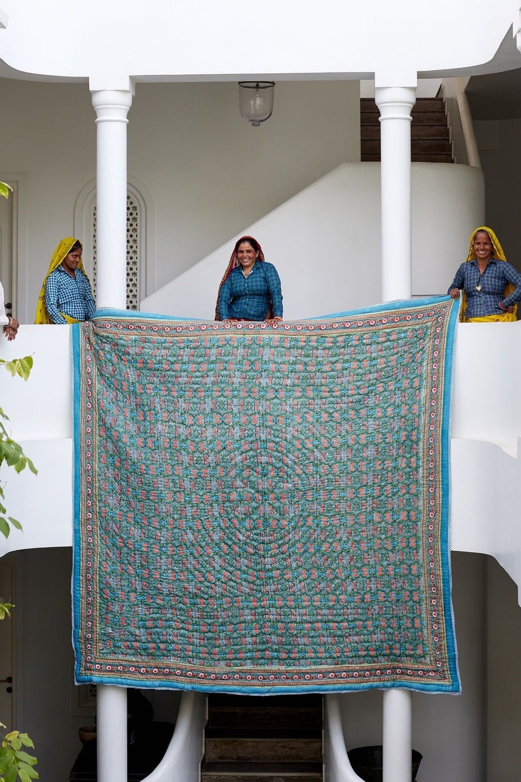 Topanga Quilt ArtisanCrafted Indian Quilt in King, Queen & Twin