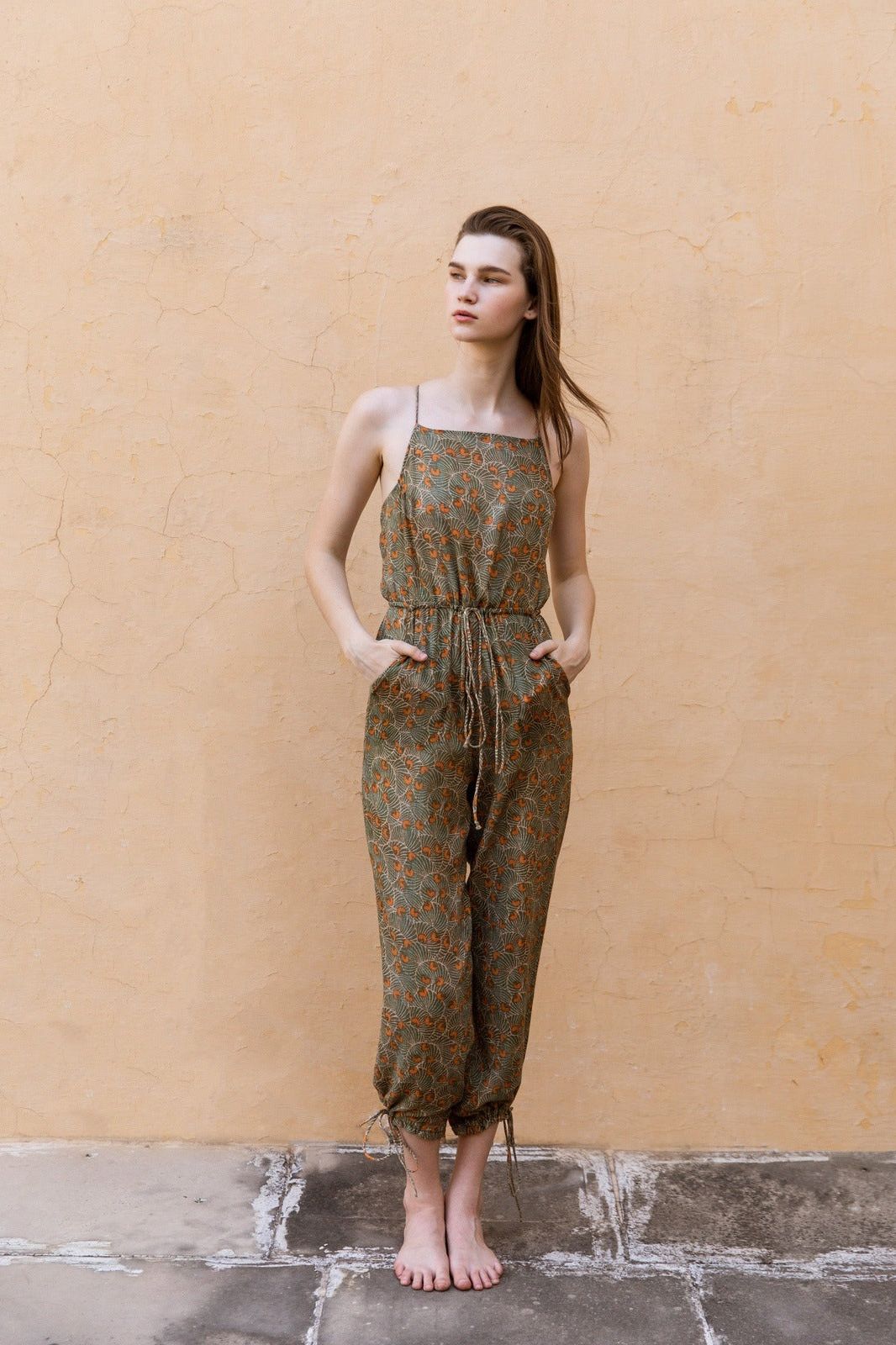 Simané Jumpsuit Safari Green