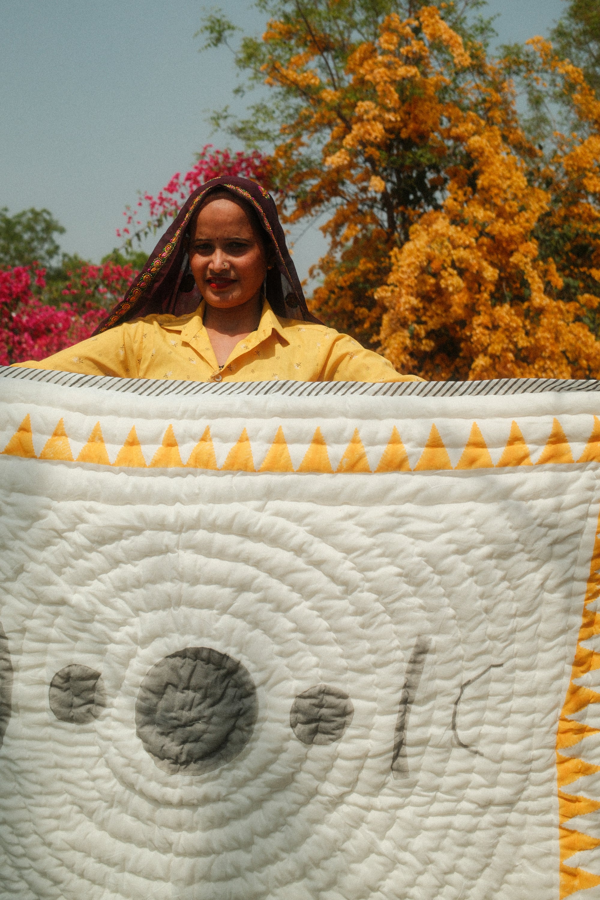 New Moon Baby Quilt (Reverse)