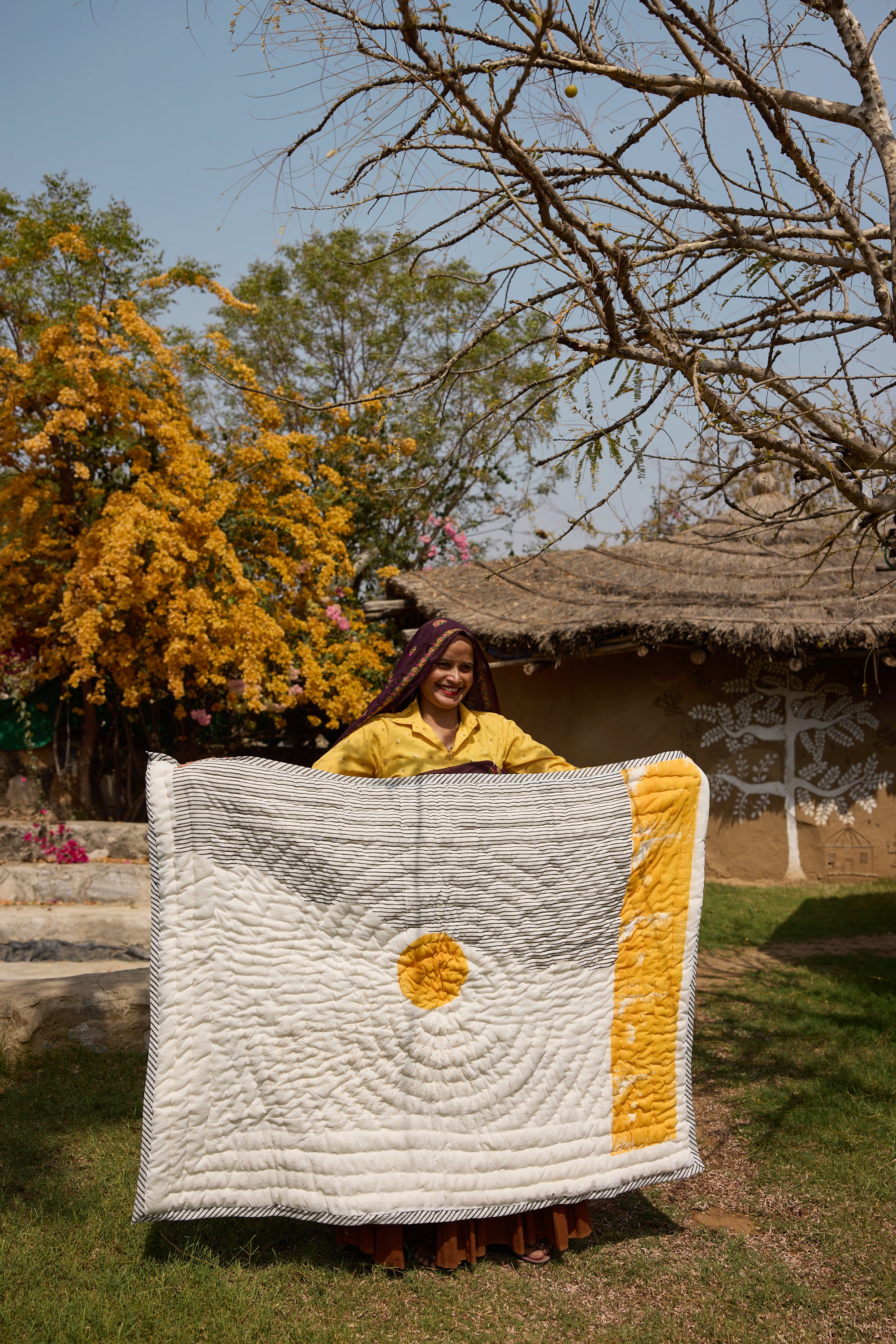New Moon Baby Quilt (Reverse)