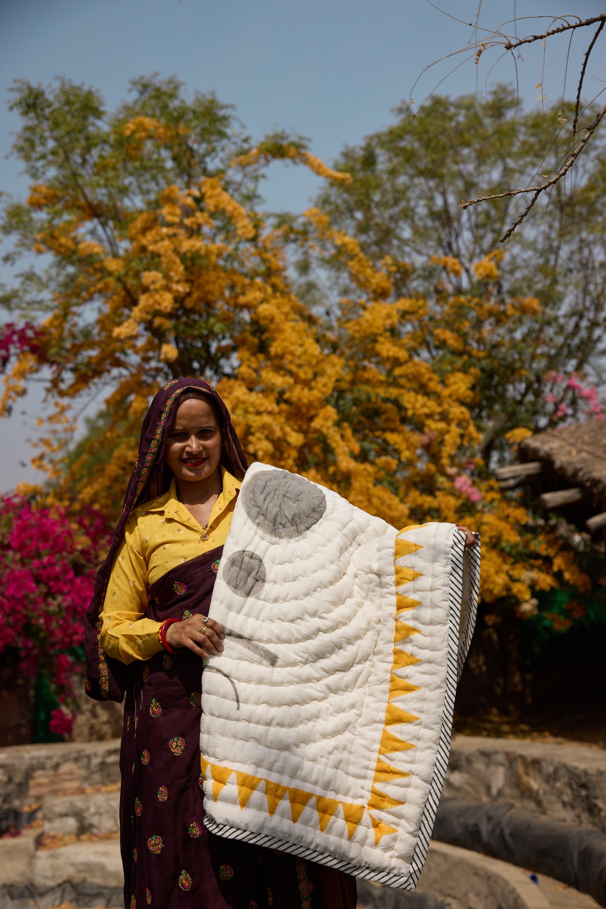 New Moon Baby Quilt (Reverse)