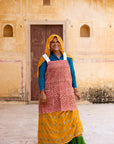 Kite Coral + Camel Linen Smock Apron
