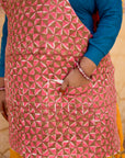 Kite Coral + Camel Linen Smock Apron