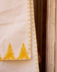 New Moon Hand-Block Printed Cotton Table Runner