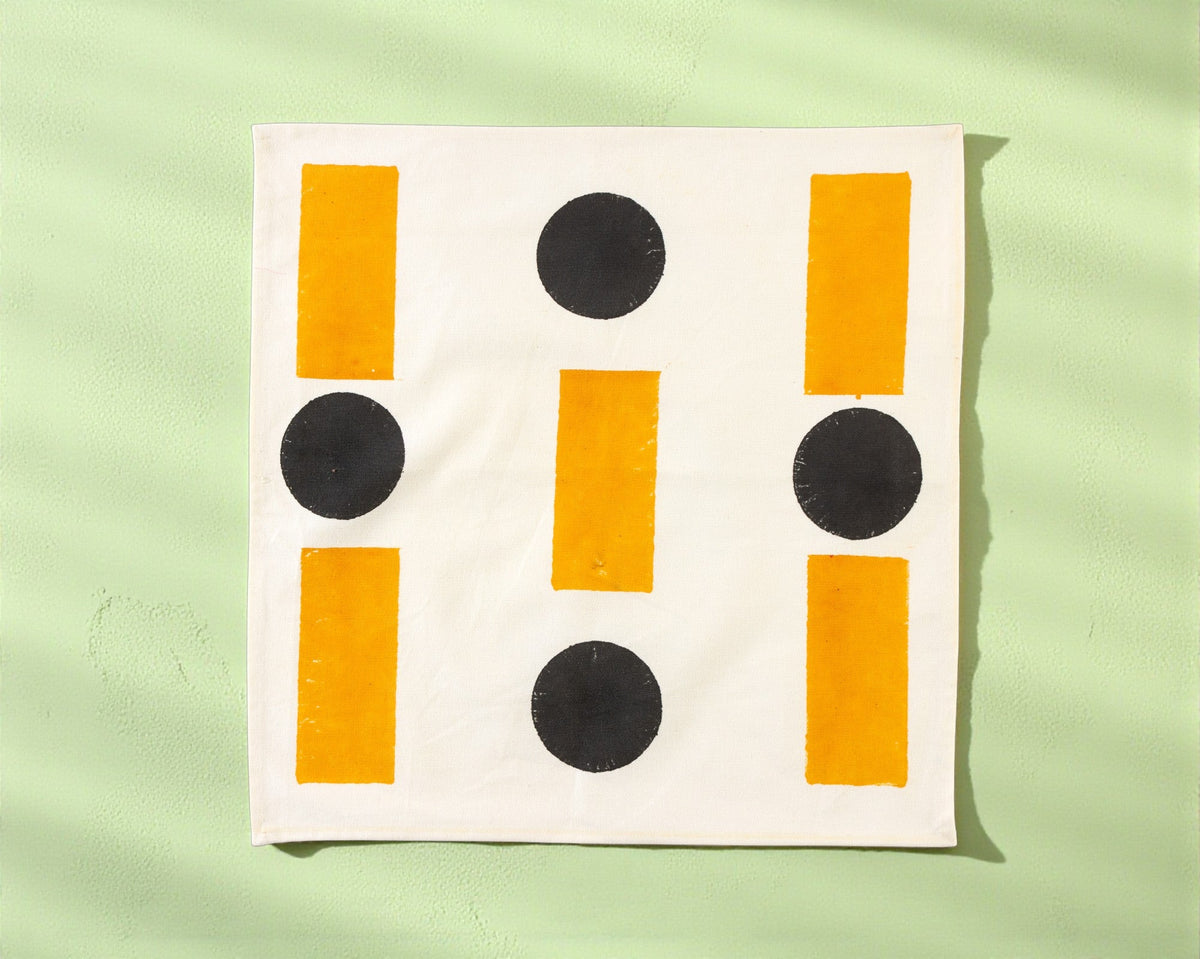 Bauhaus II Placemat Set - CQC LA - Set of 4 Placemats with Napkins