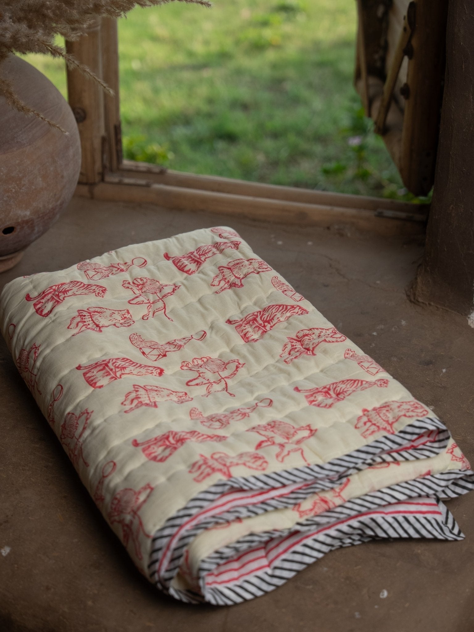 Circus Baby Quilt (Reverse) - CQC LA - Baby