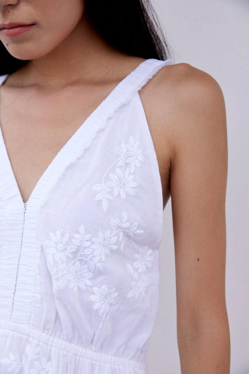 Hand-Embroidered Kos Dress - CQC LA - XS/S
