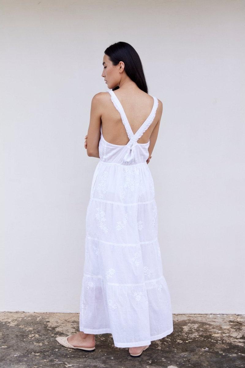 Hand-Embroidered Kos Dress - CQC LA - XS/S