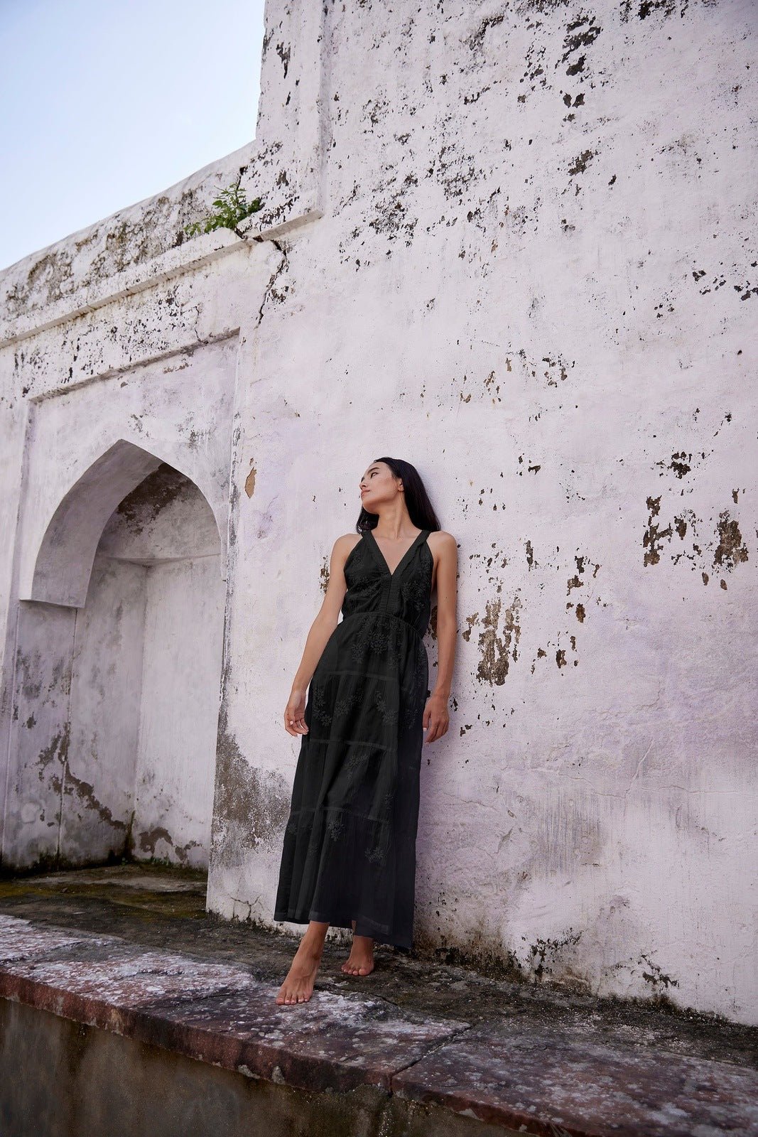 Hand-Embroidered Kos Dress - CQC LA - XS/S