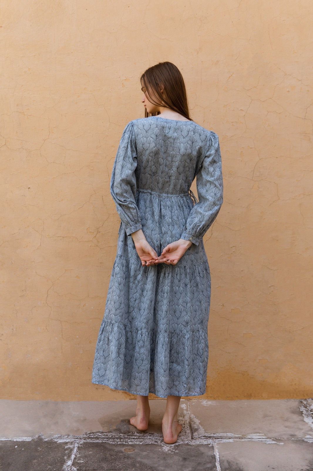 Hand-Printed Ashbury Dress - CQC LA - XS/S