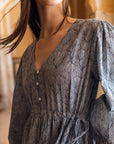 Hand-Printed Ashbury Dress - CQC LA - XS/S
