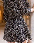 Hand-Printed Dree Mini Dress (Lurex) - CQC LA - XS/S