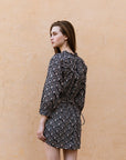 Hand-Printed Dree Mini Dress (Lurex) - CQC LA - XS/S