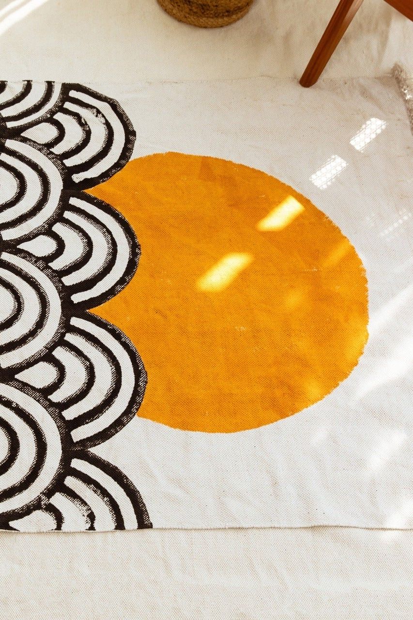 Making Waves Rug - CQC LA - 4' x 6'