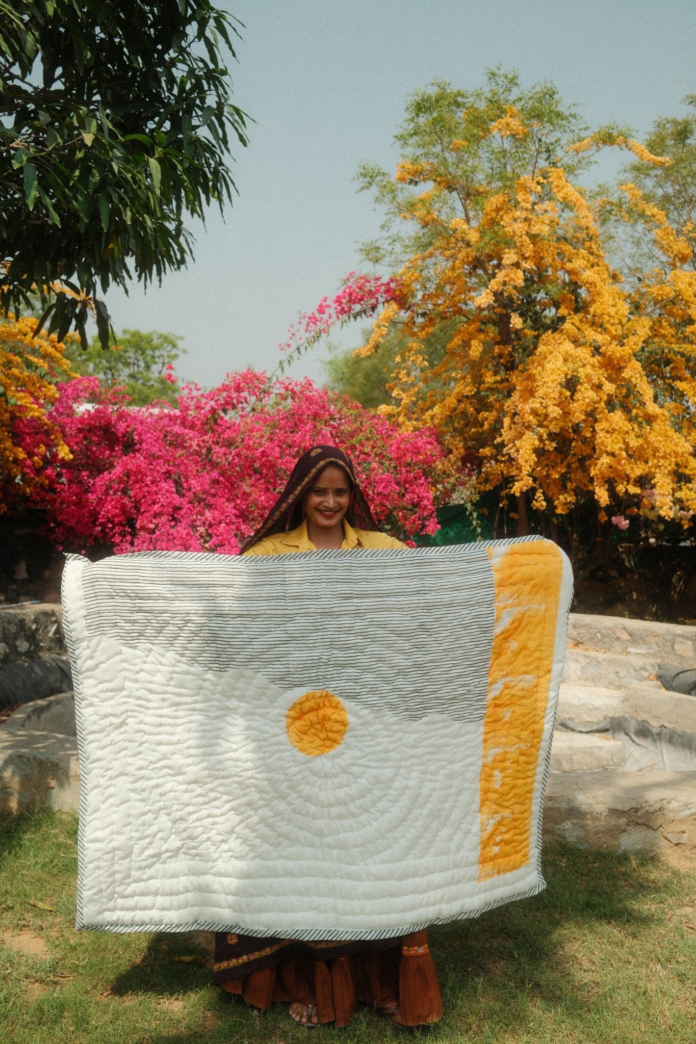 New Moon Baby Quilt (Reverse) - CQC LA - Baby