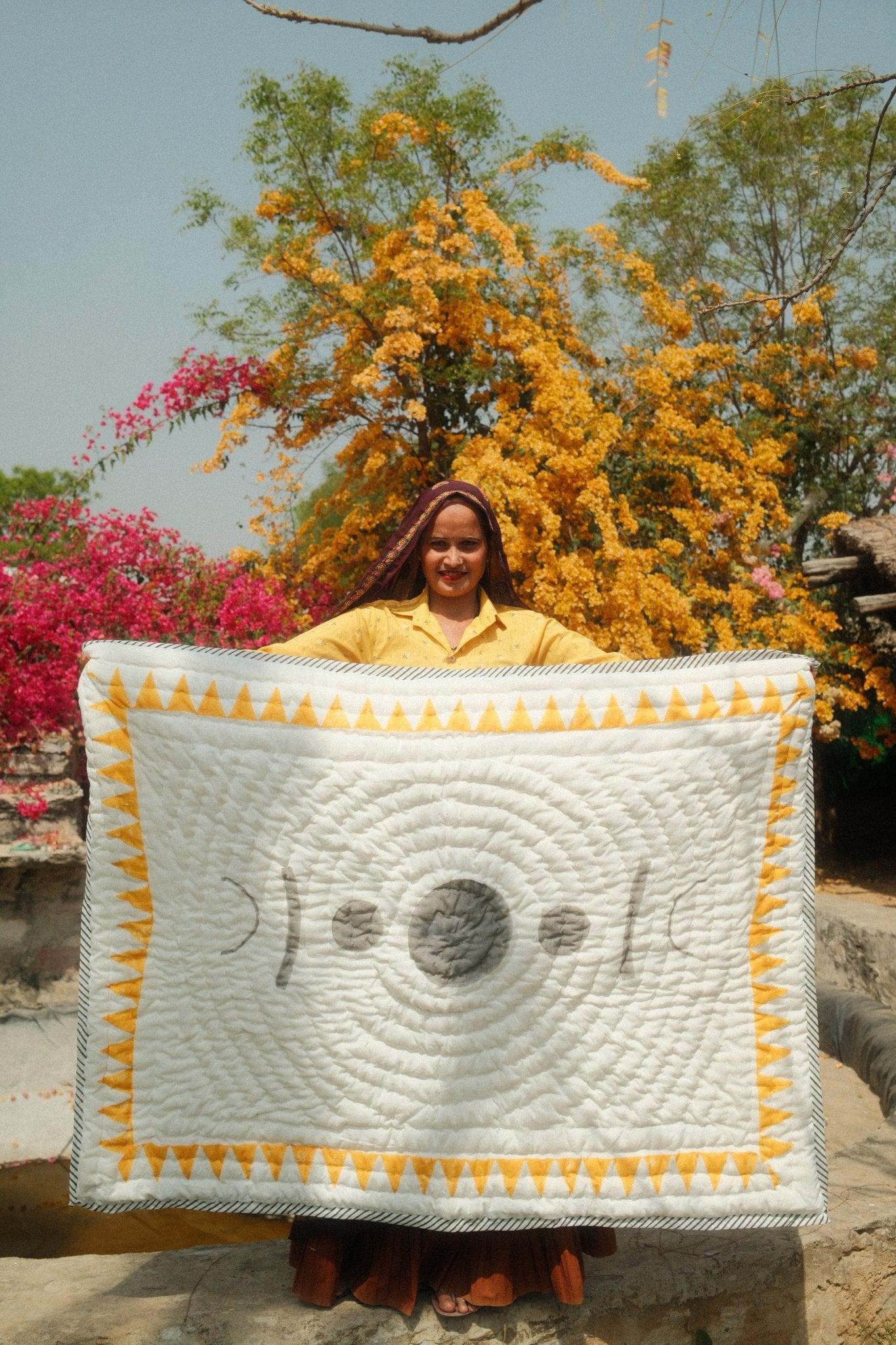 New Moon Baby Quilt (Reverse) - CQC LA - Baby