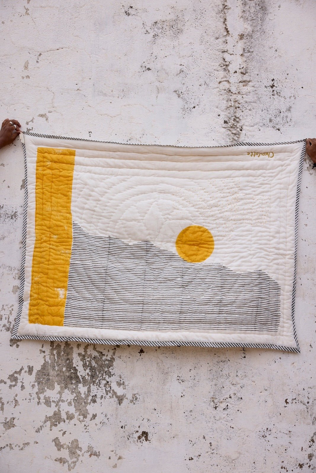 New Moon Baby Quilt (Reverse) - CQC LA - Baby