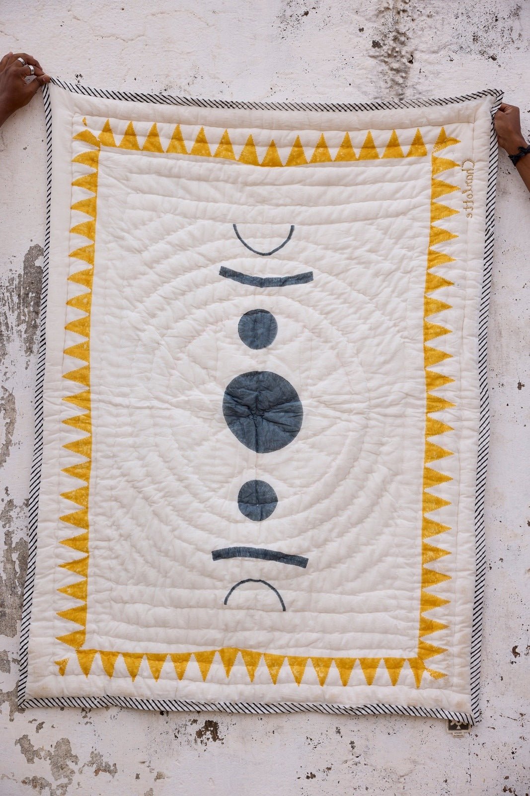 New Moon Baby Quilt (Reverse) - CQC LA - Baby