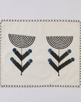 Night Botanica Placemat Set - CQC LA - Set of 4 Placemats with Napkins