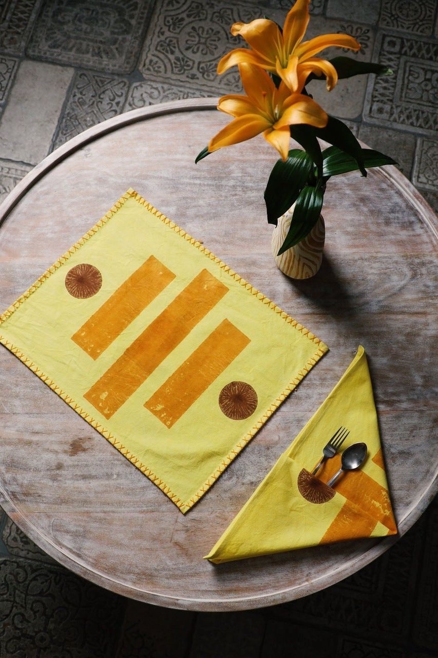 Sedona Placemat Set - CQC LA - Set of 4 Placemats with Napkins