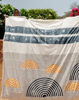 Spiral Sunset Duvet (Reverse) - CQC LA - Queen