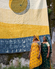Spiral Sunset Quilt (Reverse) - CQC LA - Twin