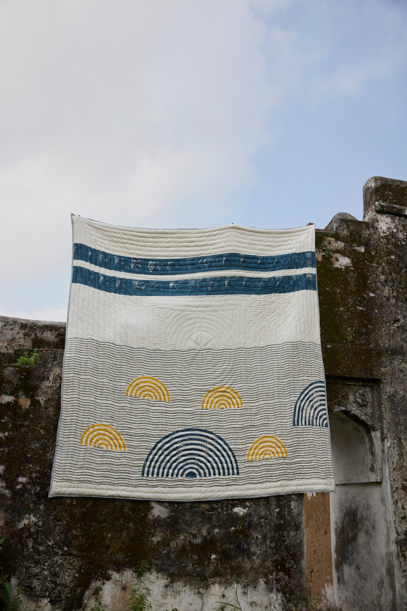 Spiral Sunset Quilt (Reverse) - CQC LA - Twin
