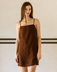 Suki Linen Mini Dress - CQC LA - XS/S