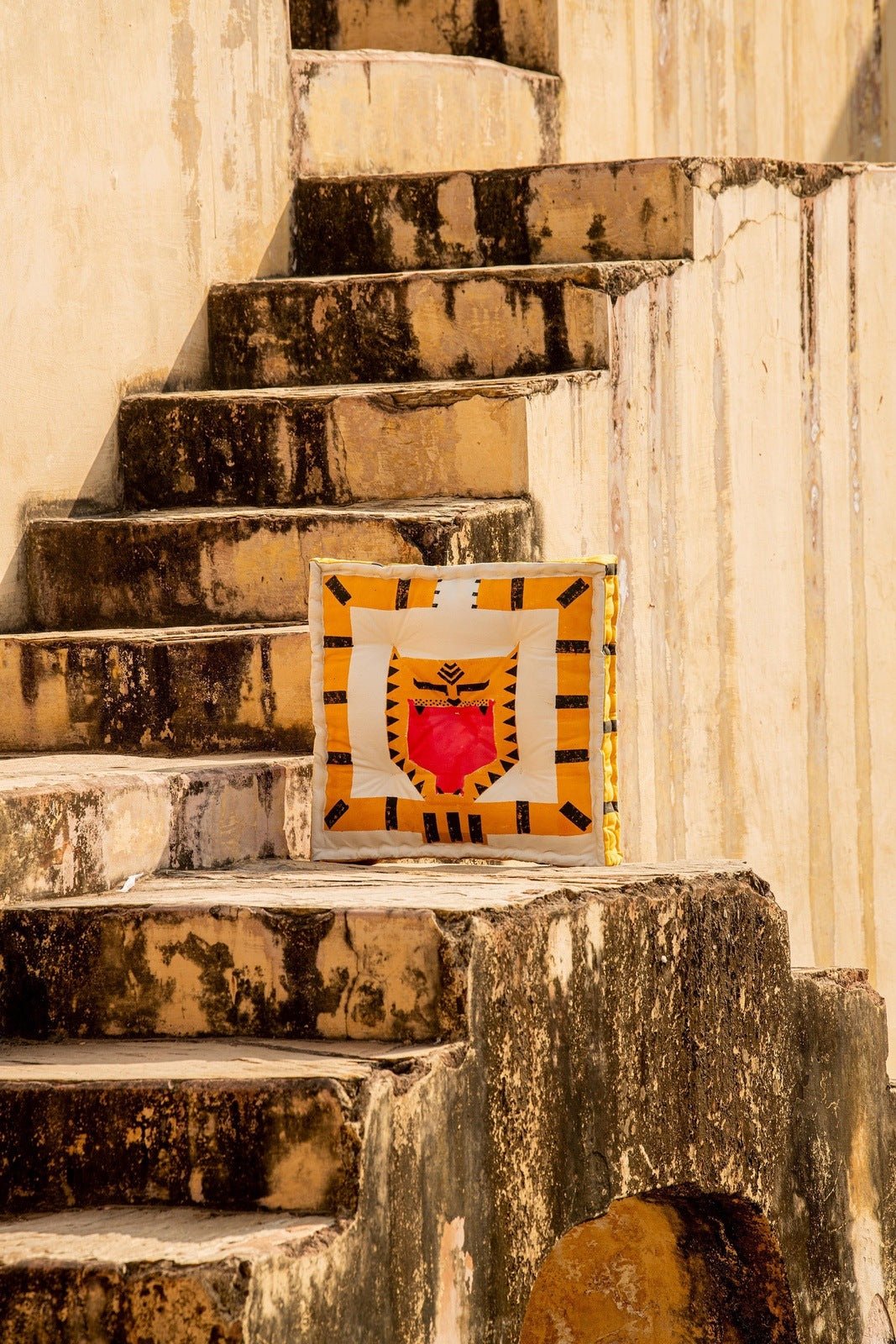 Tiger Floor Cushion (Reverse) - CQC LA - Single Floor Cushion