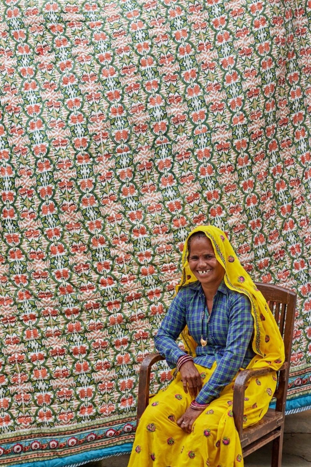 Topanga Quilt ArtisanCrafted Indian Quilt in King, Queen & Twin